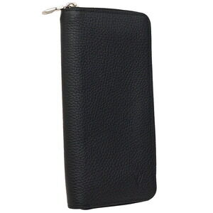 Louis Vuitton Zippy Wallet Vertical Taurillon Leather Noir Black